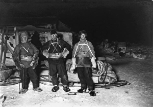 TERRA NOVA EXPEDITION. Henry Bowers, Edward Wilson and Apsley Cherry-Garrard; crew TERRA NOVA EXPEDITION. Henry Bowers, Edward Wilson and Apsley Cherry-Garrard; crew