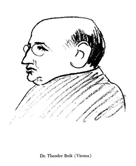 THEODOR REIK (1888-1969). Austrian psychoanalyst THEODOR REIK (1888-1969). Austrian psychoanalyst
