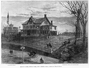 THOMAS EDISON RESIDENCE. Edison's complex with house, laboratory, office and machine shop THOMAS EDISON RESIDENCE. Edison's complex with house, laboratory, office and machine shop