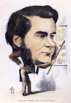 THOMAS H. HUXLEY (1825-1895). English biologist. Bones and Stones and Such-like Things THOMAS H. HUXLEY (1825-1895). English biologist. Bones and Stones and Such-like Things