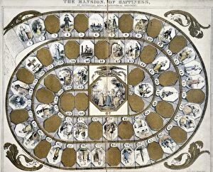 Images Dated 16th October 2012: Thought to be first board game produced in U.S. 1843