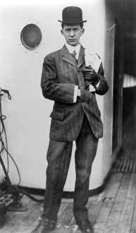 TITANIC: SURVIVOR, 1912. Sidney Stuart Collett, a survivor of RMS Titanic. Photographed 19 April 1912 TITANIC: SURVIVOR, 1912. Sidney Stuart Collett, a survivor of RMS Titanic. Photographed 19 April 1912