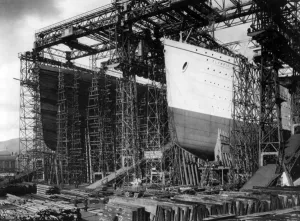 Titanic Construction Print, Harland & Wolff Shipyard