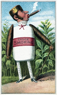 TRADE CARD, c1887. Take a pinch. Trade card published by J.H. Bufford, c1887 TRADE CARD, c1887. Take a pinch. Trade card published by J.H. Bufford, c1887