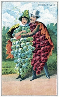 TRADE CARD, c1887. Pressed grapes. Trade card published by J.H. Bufford, c1887 TRADE CARD, c1887. Pressed grapes. Trade card published by J.H. Bufford, c1887