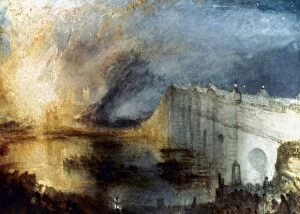 Images Dated 1st April 2010: TURNER: BURNING PARLIAMENT. The Burning of the Houses of Lords and Commons, 16th October 1834