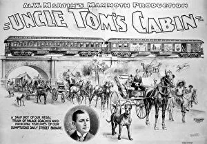 UNCLE TOM'S CABIN, 1898. An 1898 poster of a theatrical touring company production