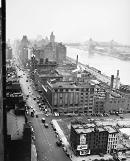 UNITED NATIONS: SITE, 1946. View, looking north from 41st Street UNITED NATIONS: SITE, 1946. View, looking north from 41st Street
