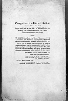 UNITED STATES MINT, 1792. The Coinage Act, signed 3 March 1791, establishing the UNITED STATES MINT, 1792. The Coinage Act, signed 3 March 1791, establishing the