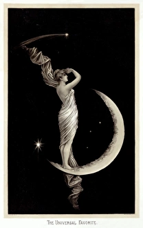THE UNIVERSAL FAVORITE. Lithograph, 1889 THE UNIVERSAL FAVORITE. Lithograph, 1889