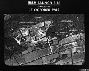 Images Dated 17th June 2011: U.S. Air Force photograph of the launch site of intermediate-range ballistic missiles (IRBMs)