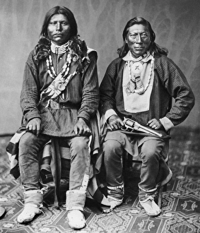 UTE MEN, c1868. Wa-Rets and Shavano, two Ute men UTE MEN, c1868. Wa-Rets and Shavano, two Ute men