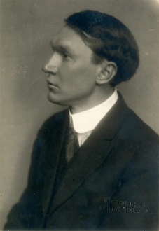 VACHEL LINDSAY (1879-1931). American poet. Photographed in Springfield, Illinois VACHEL LINDSAY (1879-1931). American poet. Photographed in Springfield, Illinois