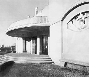 VAN DE VELDE: THEATER, 1914. The Werkbund Theater, designed by Henry Clemens van de Velde VAN DE VELDE: THEATER, 1914. The Werkbund Theater, designed by Henry Clemens van de Velde