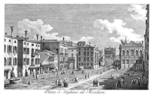 VENICE: STEFANO, 1735. Campo San Stefano in Venice, Italy,(formerly named after VENICE: STEFANO, 1735. Campo San Stefano in Venice, Italy,(formerly named after