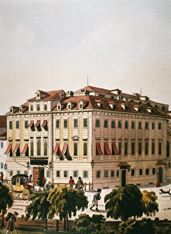 VIENNA: THEATER, c1800. The Theater an der Wien at Vienna, Austria, built by VIENNA: THEATER, c1800. The Theater an der Wien at Vienna, Austria, built by