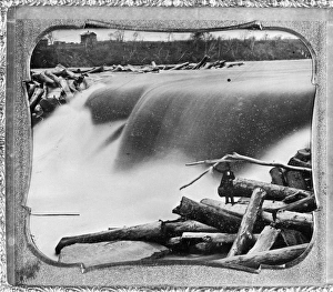 A view of the Falls of St. Anthony on the Mississippi River in Minneapolis, Minnesota A view of the Falls of St. Anthony on the Mississippi River in Minneapolis, Minnesota