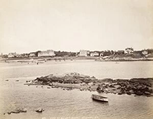 VIEW OF NEWPORT, c1900. View at Baileys Beach, Newport, Rhode Island. Photograph