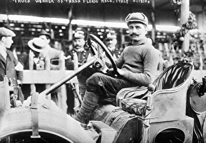 VINCENZO TRUCCO, 1908. Italian racecar driver. Winner of the 1908 Targa Florio race in VINCENZO TRUCCO, 1908. Italian racecar driver. Winner of the 1908 Targa Florio race in