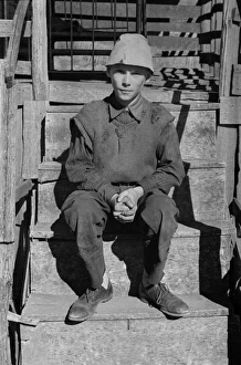 VIRGINIA: BOY, 1935. A boy in Corbin Hollow, Shenandoah National Park, Virginia VIRGINIA: BOY, 1935. A boy in Corbin Hollow, Shenandoah National Park, Virginia