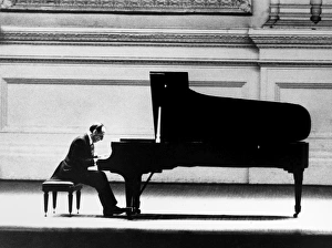 Vladimir Horowitz Print: Carnegie Hall Concert 1966. Art