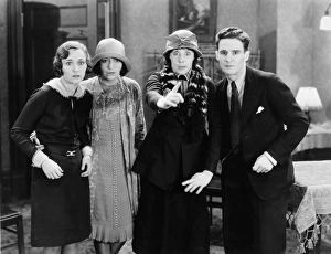 VOICE OF THE CITY, 1929. Alice Moe (pointing) in a scene from the film VOICE OF THE CITY, 1929. Alice Moe (pointing) in a scene from the film