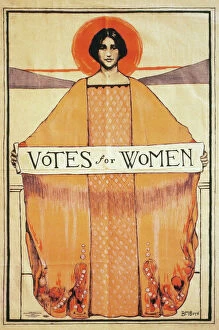Text Gallery: VOTES FOR WOMEN, 1911. American womens suffrage poster, 1911