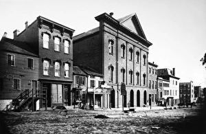 WASHINGTON: FORD'S THEATRE. A view of Fords Theatre, site of the assassination WASHINGTON: FORD'S THEATRE. A view of Fords Theatre, site of the assassination
