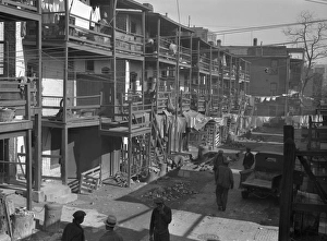 Pick Up Truck Gallery: WASHINGTON SLUM, 1935. The slum district of Washington, D.C. Photographed by Carl Mydans in November