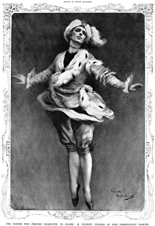 WASLAW NIJINSKY (1890-1950). Russian dancer WASLAW NIJINSKY (1890-1950). Russian dancer