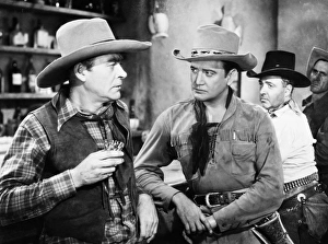 Western film still with Richard Dix, mid 20th century Western film still with Richard Dix, mid 20th century