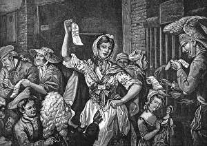 WILKES AND LIBERTY RIOTS. The City Chanters. A scene from the Wilkes and Liberty Riots, 1768 WILKES AND LIBERTY RIOTS. The City Chanters. A scene from the Wilkes and Liberty Riots, 1768