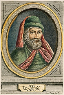 WILLIAM CAXTON (1422?-1491). English printer. English etching, 1816 WILLIAM CAXTON (1422?-1491). English printer. English etching, 1816