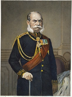 WILLIAM I OF PRUSSIA and Emperor of Germany (1797-1888): colored engraving, 1870 WILLIAM I OF PRUSSIA and Emperor of Germany (1797-1888): colored engraving, 1870