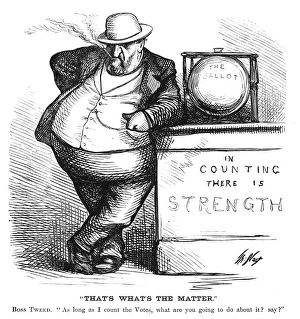 WILLIAM MAGEAR TWEED (1823-1878). American politician. 'Thats Whats the Matter' WILLIAM MAGEAR TWEED (1823-1878). American politician. 'Thats Whats the Matter'