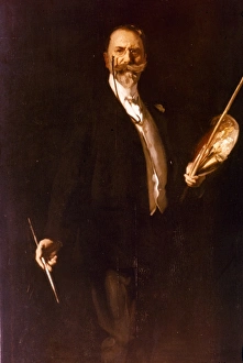 WILLIAM MERRITT CHASE. (1849-1916). American painter WILLIAM MERRITT CHASE. (1849-1916). American painter