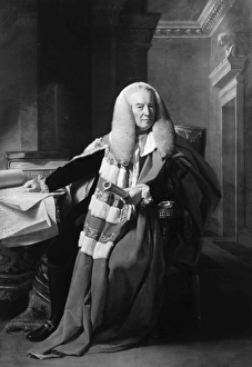 WILLIAM MURRAY (1705-1793). 1st Earl of Mansfield. British jurist. Oil on canvas WILLIAM MURRAY (1705-1793). 1st Earl of Mansfield. British jurist. Oil on canvas