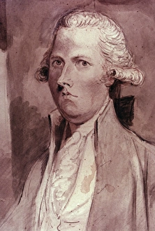 WILLIAM PITT (1759-1806). English politician. Watercolor, 1789, by James Gillray WILLIAM PITT (1759-1806). English politician. Watercolor, 1789, by James Gillray