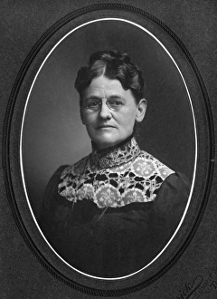 WOMAN, c1900. Portrait of a woman, possibly Sarah D. Winans of Toledo, Ohio. Photograph WOMAN, c1900. Portrait of a woman, possibly Sarah D. Winans of Toledo, Ohio. Photograph