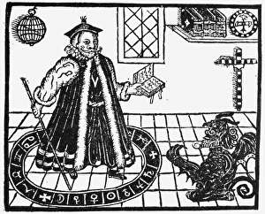 Woodcut from the 1631 edition of Christopher Marlowes The Tragical History of Doctor Faustus Woodcut from the 1631 edition of Christopher Marlowes The Tragical History of Doctor Faustus