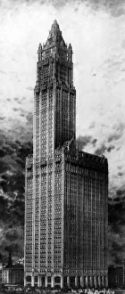 Neo-Gothic Architecture Collection: WOOLWORTH BUILDING, 1913. The Woolworth Building, New York City, the worlds tallest