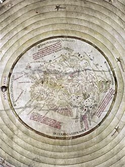 Images Dated 22nd April 2010: WORLD MAP, c1490. Map of the world incorporating the discoveries of Bartholomeu Diaz in 1488