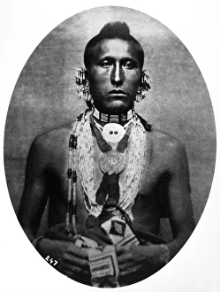 YANKTON MAN, c1870. A Yankton Sioux man. Photograph by William Henry Jackson, c1870 YANKTON MAN, c1870. A Yankton Sioux man. Photograph by William Henry Jackson, c1870