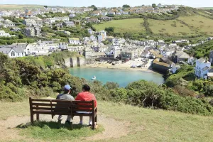 Port Isaac Prints: Port Isaac Print: A Harbour Scene in Cornwall