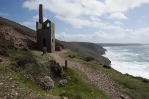 Wheal Coates Tin Mine Engine House Print, Cornwall