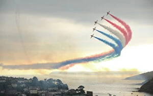 Images Dated 18th August 2011: Red Arrows at Fowey