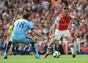 Aaron Ramsey (Arsenal) Frank Lampard (Man City). Arsenal 2:2 Manchester City. Barclays Aaron Ramsey (Arsenal) Frank Lampard (Man City). Arsenal 2:2 Manchester City. Barclays