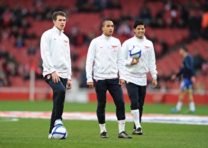 Aaron Ramsey and Theo Walcott (Arsenal). Arsenal 1:1 Leeds United, FA Cup 3rd Round Aaron Ramsey and Theo Walcott (Arsenal). Arsenal 1:1 Leeds United, FA Cup 3rd Round