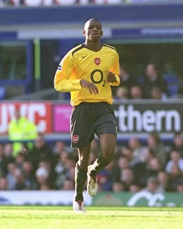 Images Dated 26th January 2006: Abou Diaby's Victory: Arsenal 1-0 Everton, FA Premiership, Goodison Park, 2006