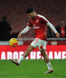 Alex Oxlade-Chamberlain (Arsenal) warms up before the match. Arsenal 0:0 Southampton Alex Oxlade-Chamberlain (Arsenal) warms up before the match. Arsenal 0:0 Southampton